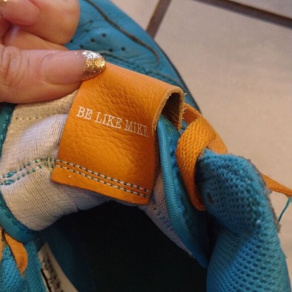 Rare Air Jordan 1 Retro High Top Sneaker Gatorade Blue Lagoon size 8.5 - Picture 5 of 14